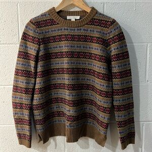 SEASALT CORNWALL Wool blend Fairisle Sweater